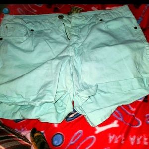 💋5/20 Faded glory blue shorts size 14